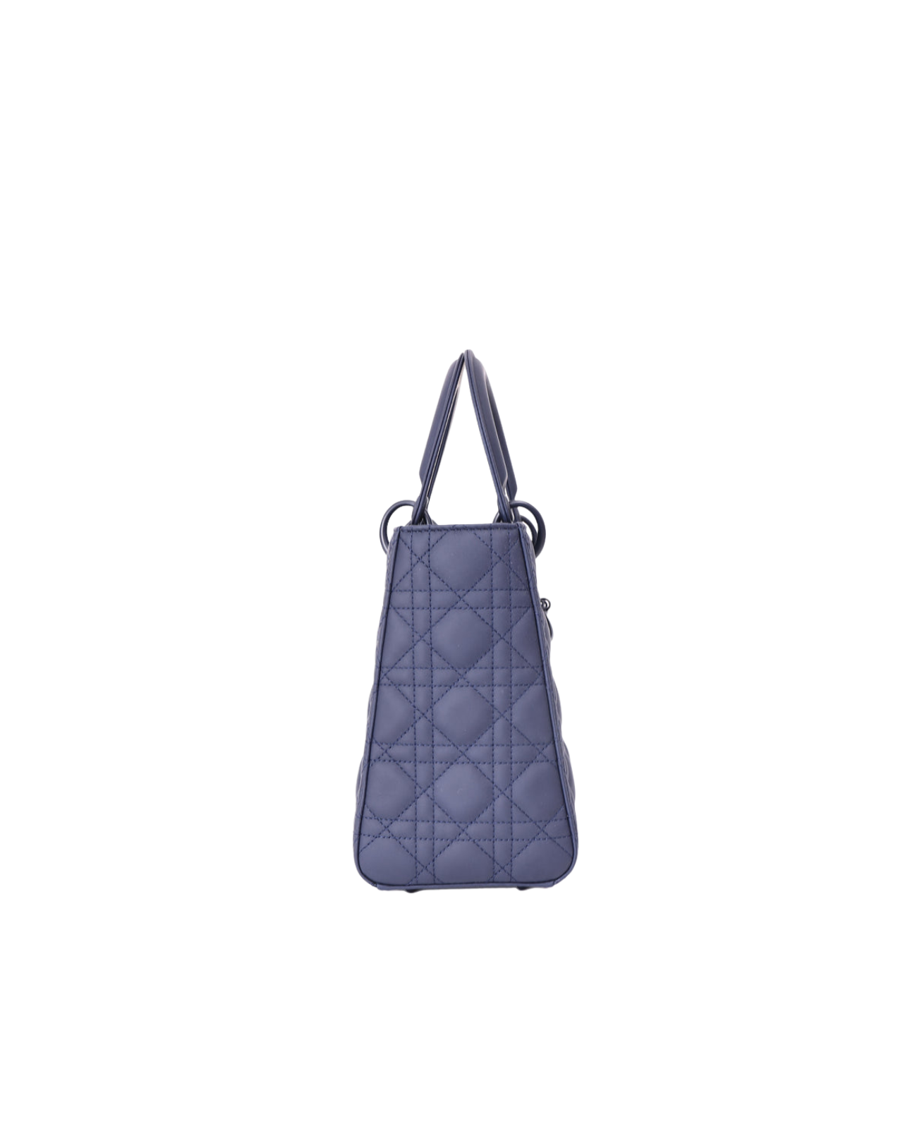 Christian Dior Lady Dior Medium in Navy Ultra Matte Calfskin Leather with Matte Hardware (Contact to Enquire)