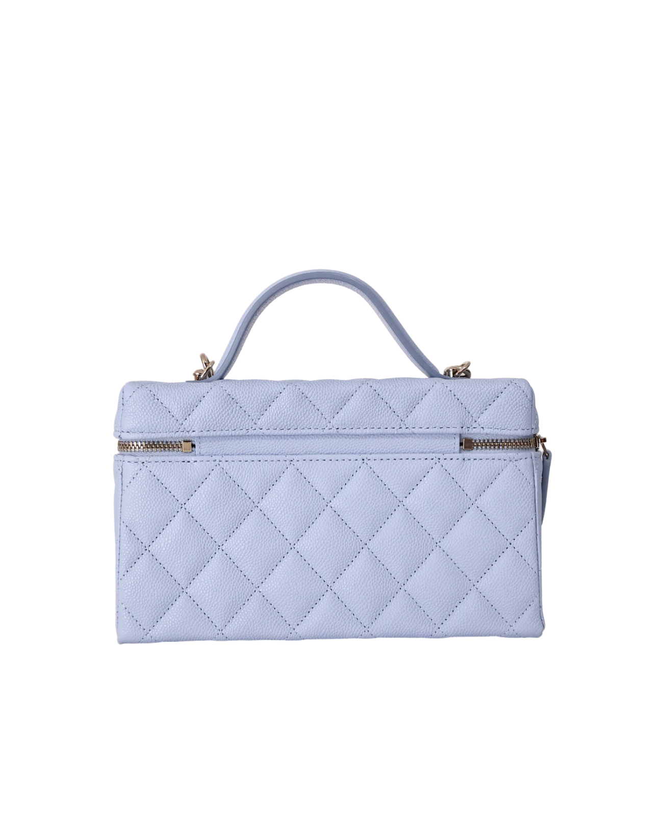 Chanel 26A Matthieu Blazy Vanity Case in Blue Caviar Leather with Gold Hardware (Contact to Enquire)