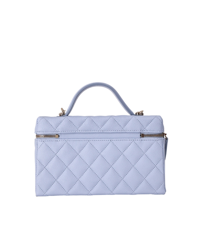 Chanel 26A Matthieu Blazy Vanity Case in Blue Caviar Leather with Gold Hardware (Contact to Enquire)