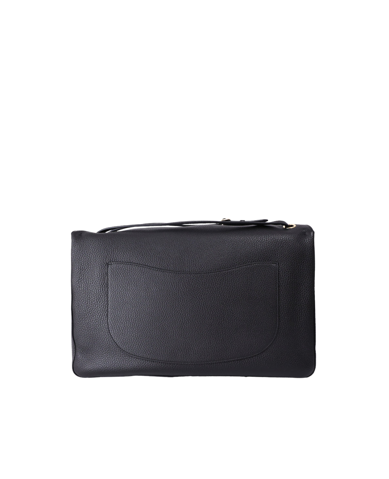 Chanel 2026 Matthieu Blazy Maxi Oversized Flap Bag 38.5 (Airport Bag) in Black Grained Calfskin with Gold Hardware (Contact to Enquire)