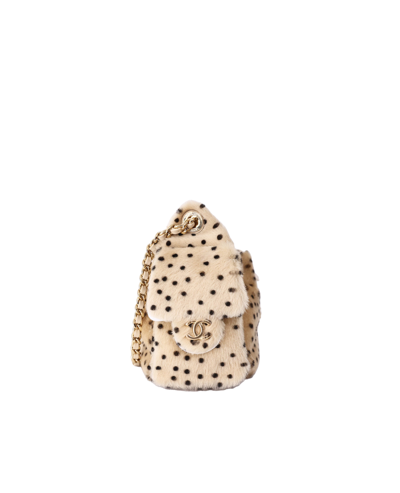*HOT* Chanel 26A Matthieu Blazy 25 Mini Handbag in Light Beige/Black Lambskin Leather with Gold Hardware