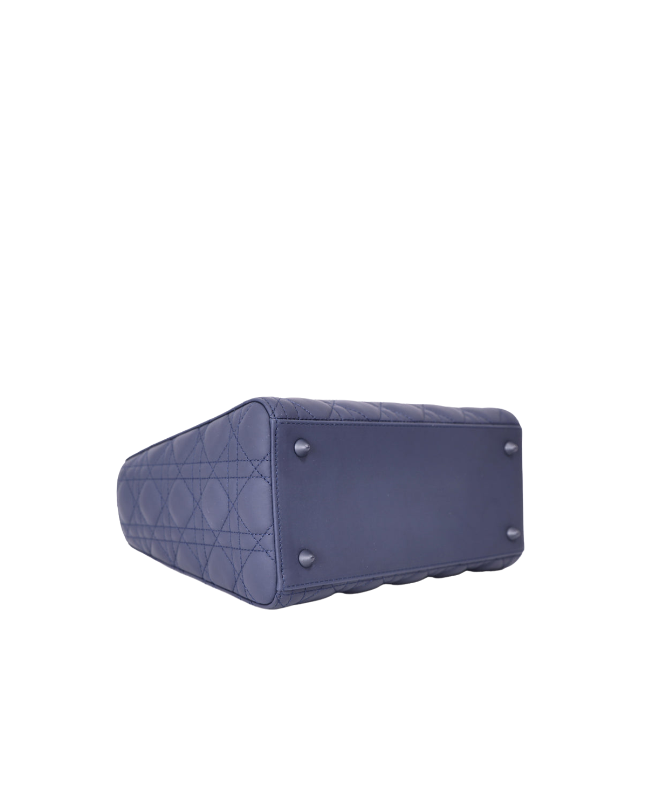 Christian Dior Lady Dior Medium in Navy Ultra Matte Calfskin Leather with Matte Hardware (Contact to Enquire)