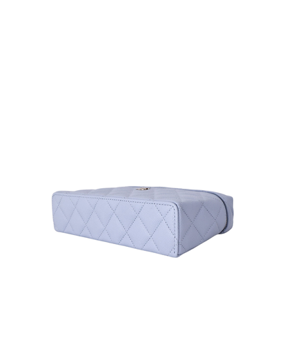 Chanel 26A Matthieu Blazy Vanity Case in Blue Caviar Leather with Gold Hardware (Contact to Enquire)