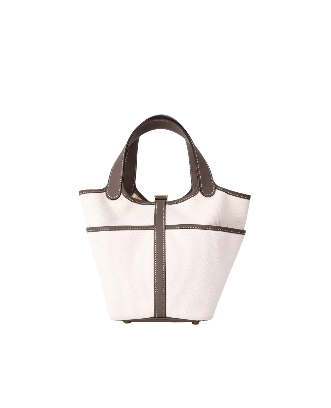 Hermès Picotin Cargo 18 in Étoupe/Ecru Canvas/Leather with Gold Hardware (Contact to Enquire)